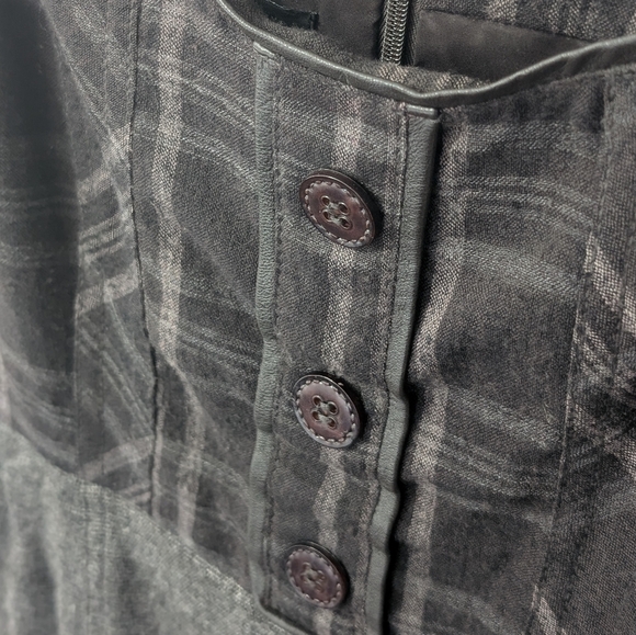 Bebe Sexy Plaid Wool Dress - US Size 6 - Picture 5 of 8